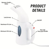 NNETM Clothes Steamer Travel-Ready (850W)