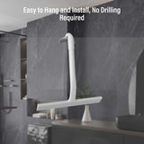 Heavy-Duty Silicone Shower Squeegee – Multi-Surface Glass Wiper for Shower Doors, Windows, Mirrors, Tiles & Car Windshields