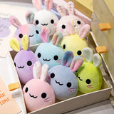 NNETM 9-Piece Adorable Easter Rabbit Plush Dolls Set