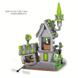 NNETM Halloween Wild Zombie Hut Mini Building Blocks