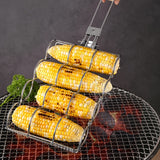 NNETM Iron Grill Basket for BBQ & Grilling