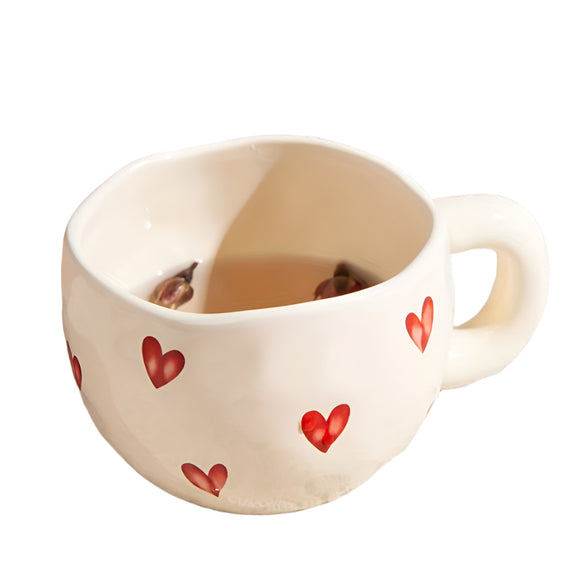 NNETM Love Heart Ceramic Mug for Coffee & Tea