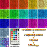 NNETM Festive Brilliance: 17-Color Christmas LED String Lights Curtain