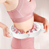 NNETM 12-Wheel 360° Muscle Roller - Leg, Calf, Arm Massager(White)