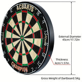 NNETM Dartboard Set Soft Head Sisal Bristle