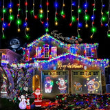 NNETM Dazzling Drops: Waterproof Icicle Christmas Lights