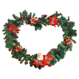 NNETM Enchanted Glow: Battery-Powered Artificial Christmas Garland Lights