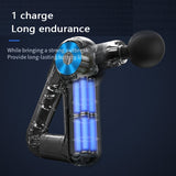 NNETM Large Capacity Fascia Gun Massager - 9 Interchangeable Heads(Black)