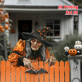 NNETM Halloween Witch Fence Decoration