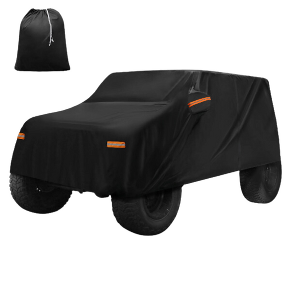 NNEOBA Full Car Cover for Jeep Wrangler JK 2/4 Door