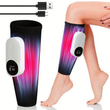 NNETM Luxurious Leg Massager with Heat, Compression, and Vibration(Black)