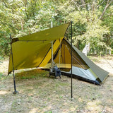 NNETM Portable Wood Burning Tent Stove - Black
