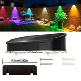 4 Pack Outdoor Solar Wall Lights IP44 Rated Fence