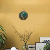 NNETM Glam Style Ramadan Kareem Wood Wreath Decoration