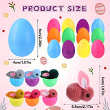 NNETM 32pcs Easter Eggs and Bunny Set Decorations