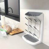 NNETM Bottle Drying Rack with Removable Drain Tray