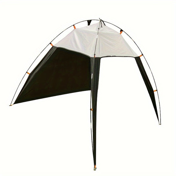NNETM 4-Person Canopy Triangle Beach Tent Sun Shelter