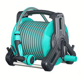NNETM Garden Hose Reel Set with Spray Gun