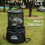 NNETM Telescopic Bucket Set with Drain Basket (4pcs)