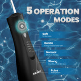 NNETM Cordless Portable Rechargeable Water Dental Flosser