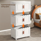 NNETM Transparent Storage Cabinet Magnetic Doors