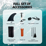 NNETM Surfboard Set with Paddle Board and Accessories