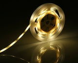 5M USB-Powered Warm White LED Strip Lights with Switch – 16.4FT SMD 2835 Strip