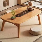 NNETM  Low-Rise Design Bamboo Folding Table