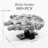 NNEOBA Galaxy Spaceship Battle Model Set for Kids (900PCS)