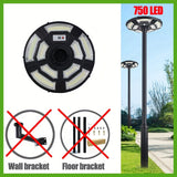 NNETM Solar UFO Street Lamp with Remote Sensor (750LED)