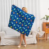 NNETM Blanket with Calming Weighted Boho Throw