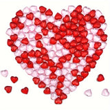 NNETM 50pcs Acrylic Heart Table Gems Valentine's Day Decorations