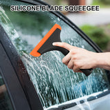 5-Inch Mini Silicone Squeegee – Small Rubber Water Blade for Car Windshields, Shower Glass, Windows & Mirrors