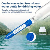 NNETM Filterwell 6L Gravity Water Filter Straw for Travel and Emergency