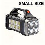 NNETM Ultra-Bright LED Solar Rechargeable Searchlight (2200W)