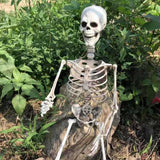 NNEOBA Movable Halloween Skeleton Human Bones Model