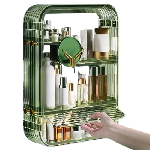 NNETM Create an illusion of space with this space-saving Wall Floating Bathroom Cabinet