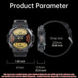 NNETM Round Smart Watch with 3.53cm Screen