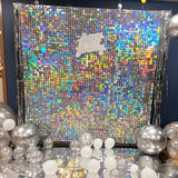 NNEOBA 90x180cm Shimmer Wall Backdrop