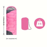 NNETM Rosy Four-Season Rectangular Sleeping Bag for Adults