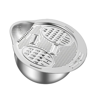 NNETM Colander Drain Stainless Steel Basket for Kitchen