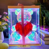 NNETM LED Bear Figurine USB & Battery Powered