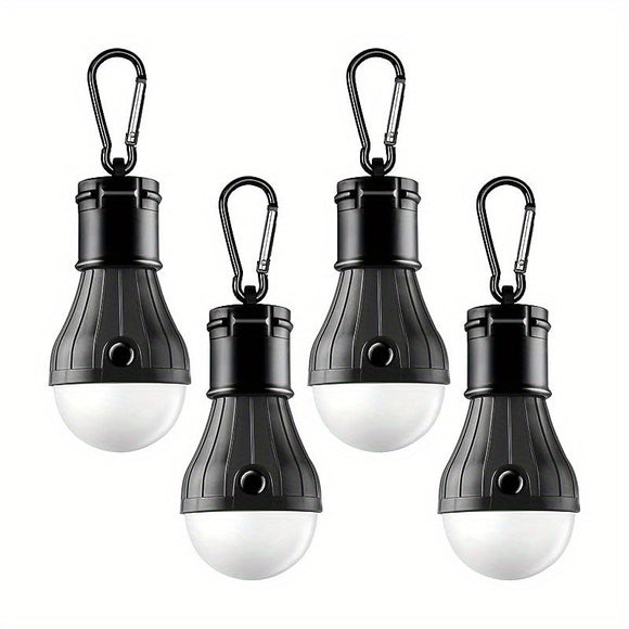 NNETM Portable LED Tent Light Clip On Hook (4-Pack)