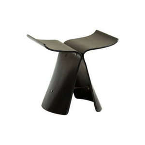 NNEOBA Stool Ins Danish Butterfly Chair Stool(Black)