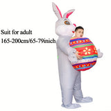 NNETM Inflatable Bunny Costume for Easter and Halloween Parties