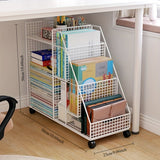 NNETM Mobile Storage Cart with Wheels for Desk Organization