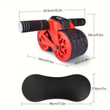 NNETM Automatic Rebound Abdominal Roller with Kneeling Pads