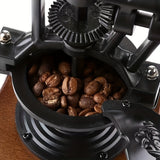 Retro Manual Coffee Bean Grinder with Adjustable Grind