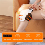 NNETM Rechargeable Knee Massager with Adjustable Temperature - White