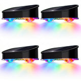 4 Pack Outdoor Solar Wall Lights IP44 Rated Fence